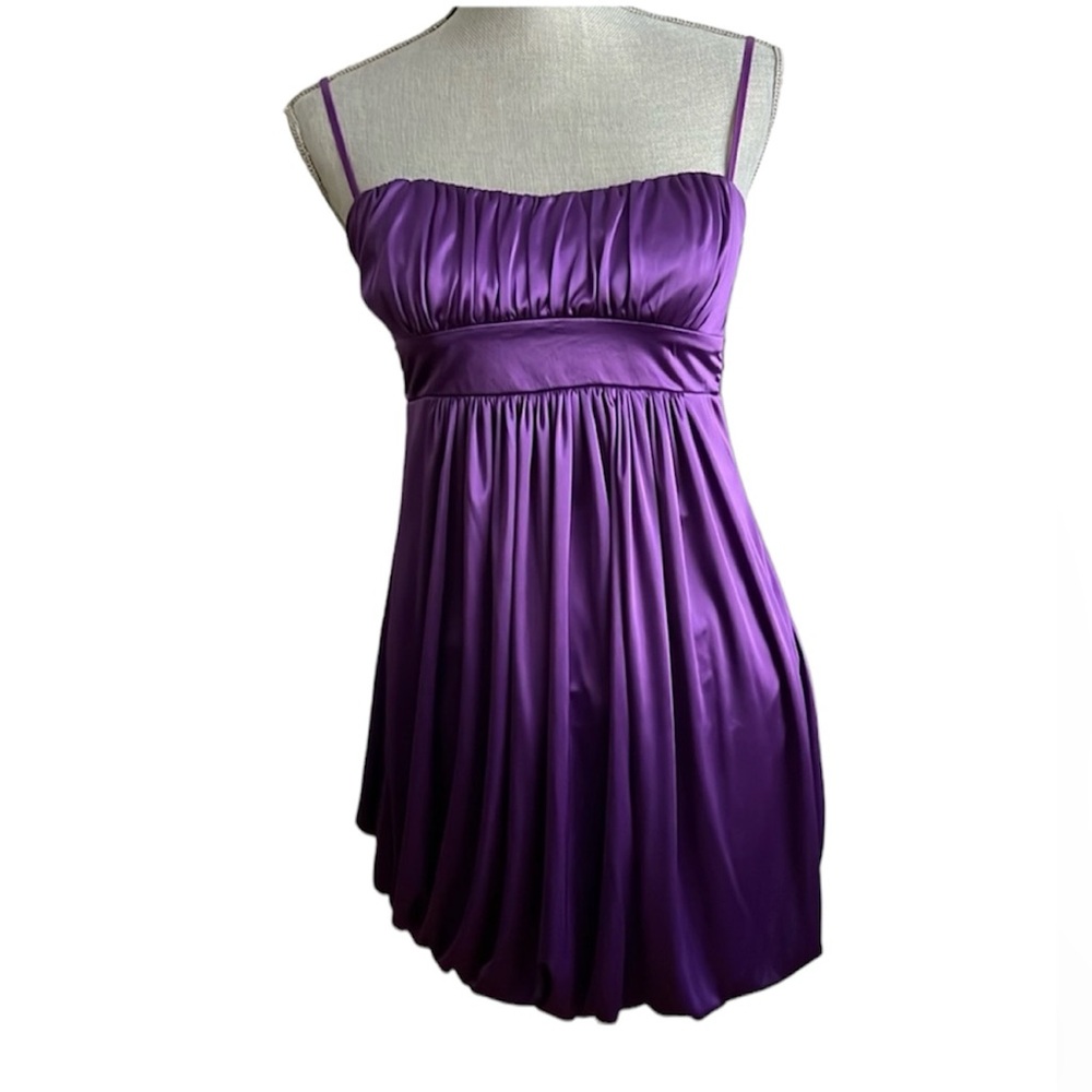 Y2K Ruby Rox Bubble Hem Mini Dress - Picture 1 of 16